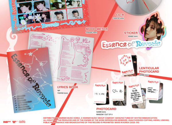 BAEKHYUN - Essence of Reverie – The 5th Mini Album (Photobook) kaeguli kpop shop albums and merchandise