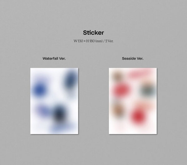 B.I - 1st Full Album [WATERFALL] (seaside) (waterfall) kaeguli kpop shop albums and merchandise