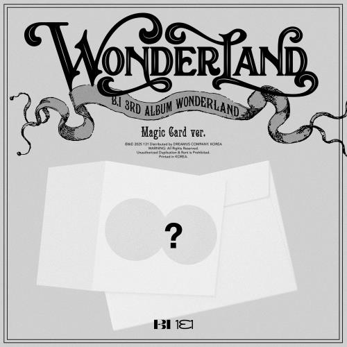 B.I - 3rd Full Album [WONDERLAND] (Magic card Ver.) kaeguli kpop shop albums and merchandise