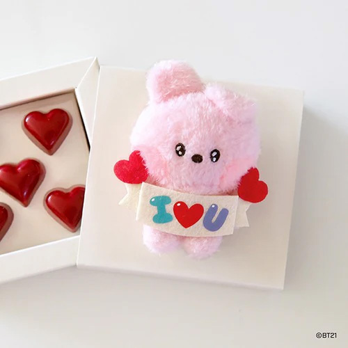 BT21 - I Love U Plush Keyring edition - COOKY kaeguli kpop shop albums and merchandise