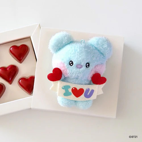 BT21 - I Love U Plush Keyring edition - KOYA kaeguli kpop shop albums and merchandise