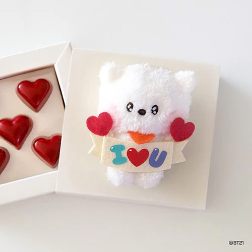 BT21 - I Love U Plush Keyring edition rj kaeguli kpop shop albums and merchandise