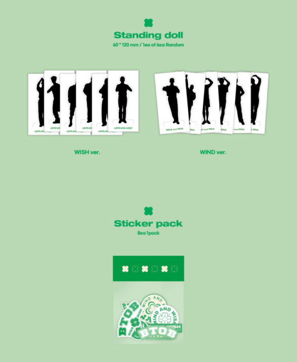 BTOB - 12th Mini Album [WIND AND WISH] (WISH) (wind) kaeguli kpop shop albums and merchandise