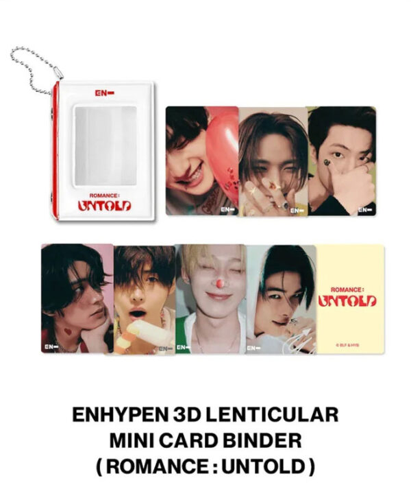 ENHYPEN 3D Lenticular Binder (ROMANCE UNTOLD) kaeguli kpop albums and merchandise