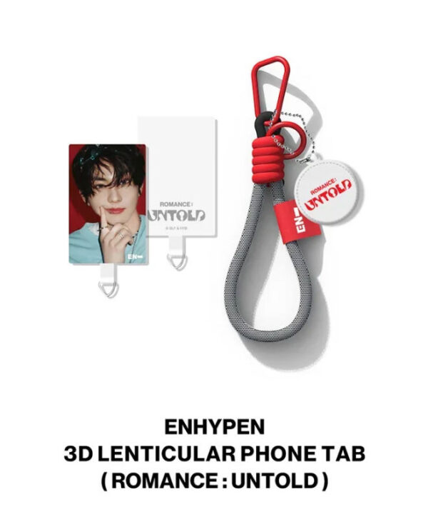 ENHYPEN 3D Lenticular Phone Tab (ROMANCE UNTOLD) (HEESEUNG) (jake) (jay) (jungwon) (ni-ki) (sunghoon) (sunoo) kaeguli kpop albums and merchandise