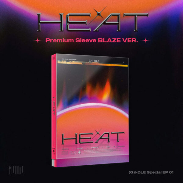 (G)I-DLE - Special Album [HEAT] (SLEEVE BLAZE Ver) kaeguli kpop shop albums and merchandise