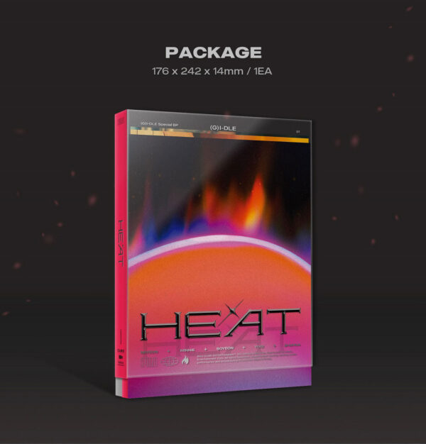 (G)I-DLE - Special Album [HEAT] (SLEEVE BLAZE Ver) kaeguli kpop shop albums and merchandise