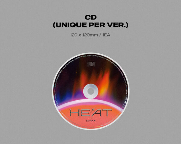 (G)I-DLE - Special Album [HEAT] (SLEEVE BLAZE Ver) kaeguli kpop shop albums and merchandise