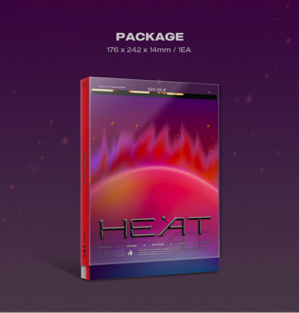 (G)I-DLE - Special Album [HEAT] (SLEEVE FLARE Ver.) kaeguli kpop shop albums and merchandise