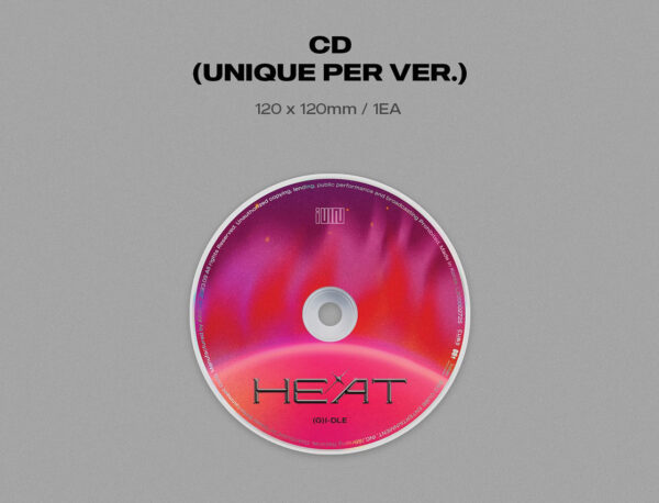 (G)I-DLE - Special Album [HEAT] (SLEEVE FLARE Ver.) kaeguli kpop shop albums and merchandise