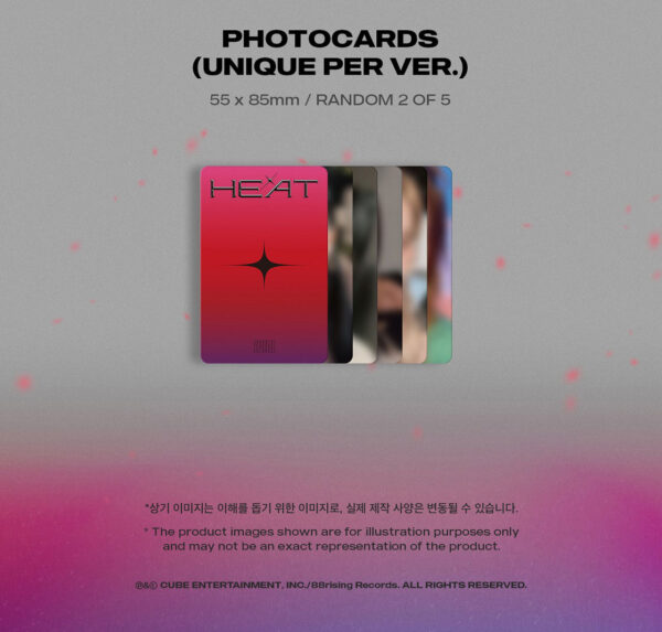 (G)I-DLE - Special Album [HEAT] (SLEEVE FLARE Ver.) kaeguli kpop shop albums and merchandise
