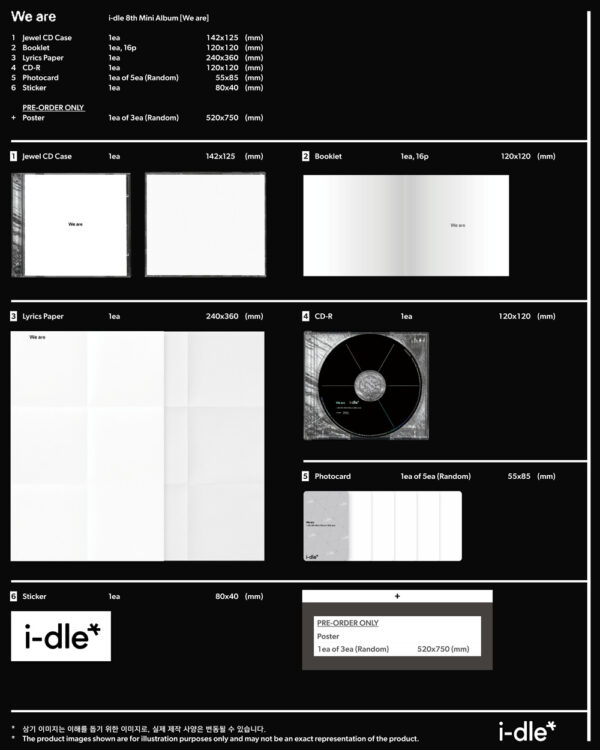 i-dle - 8th mini album [We are] (Special Jewel Ver.) kaeguli kpop shop albums and merchandise