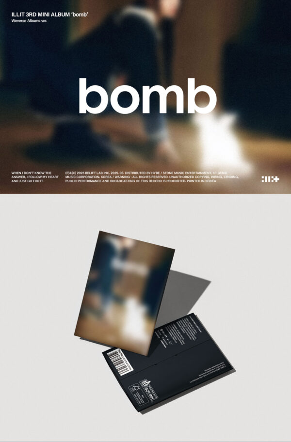ILLIT - 3rd Mini Album [bomb] (Weverse Albums ver.) kaeguli kpop shop albums and merchandise