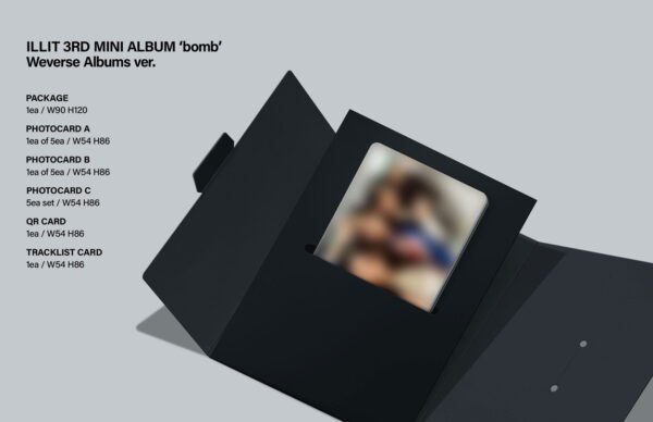 ILLIT - 3rd Mini Album [bomb] (Weverse Albums ver.) kaeguli kpop shop albums and merchandise