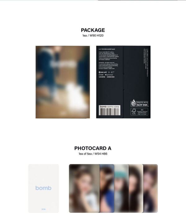 ILLIT - 3rd Mini Album [bomb] (Weverse Albums ver.) kaeguli kpop shop albums and merchandise