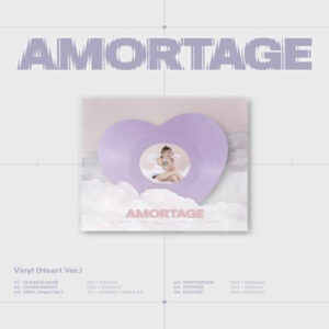 JISOO - mini album [AMORTAGE] (Vinyl) (Heart ver.) kaeguli kpop shop albums and merchandise
