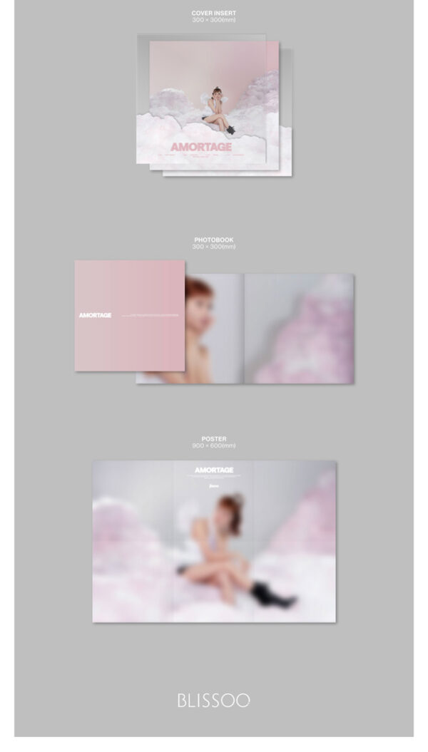 JISOO - mini album [AMORTAGE] (Vinyl) (Heart ver.) kaeguli kpop shop albums and merchandise