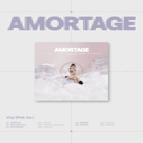 JISOO - mini album [AMORTAGE] (Vinyl) ((Pink ver.) kaeguli kpop shop albums and merchandise