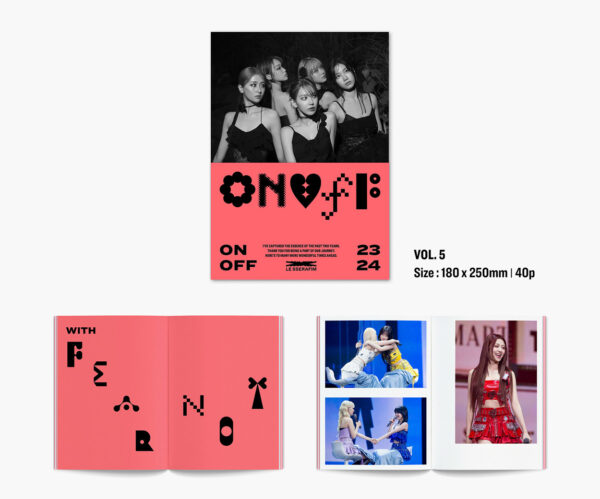 LE SSERAFIM ON-OFF 23-24 kaeguli kpop shop albums and merchandise