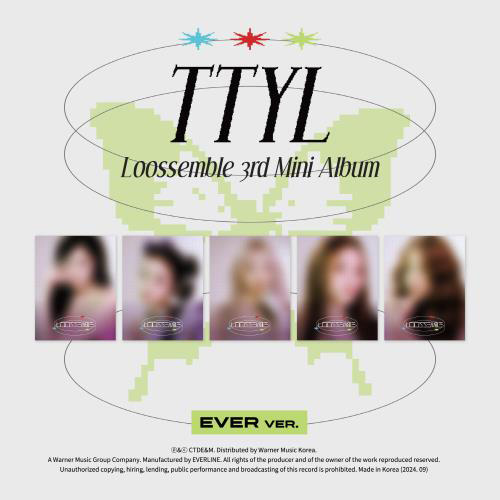Loossemble - 3RD MINI ALBUM [TTYL] (EVER MUSIC ALBUM Ver.) (hyunjin) (vivi) (gowon) ( hyeju) (yeojin) kaeguli kpop shop albums and merchandise
