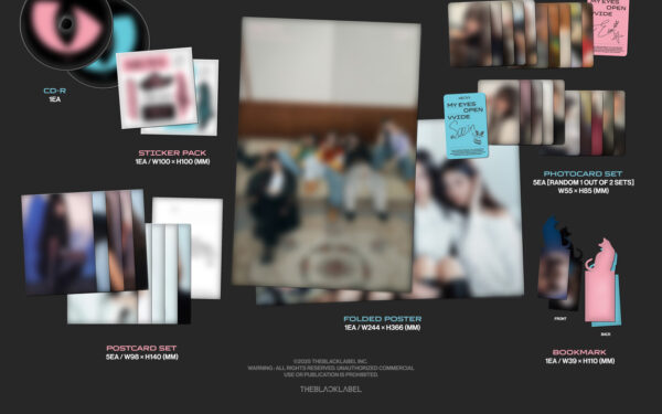 MEOVV - 1st EP ALBUM 'MY EYES OPEN VVIDE' (PHOTOBOOK ver.) (ORB Ver.) (grill ver.) kaeguli kpop albums and merchandise