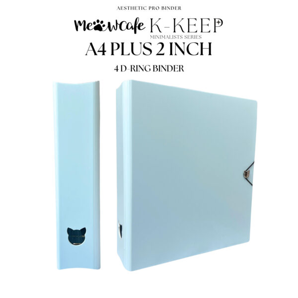 K-KEEP [A4 PLUS] Binder - [2 inch] - [Minimalist Series] - With 2 Backer Boards - The Most Comprehensive A4 Binder Specially Designed for Kpop Collector - Icy Blue kaeguli kpop shop albums and merchandise