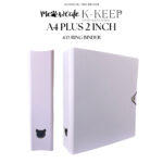K-KEEP [A4 PLUS] Binder - [2 inch] - [Minimalist Series] - With 2 Backer Boards - The Most Comprehensive A4 Binder Specially Designed for Kpop Collector - Minimal Purple kaeguli kpop shop albums and merchandise