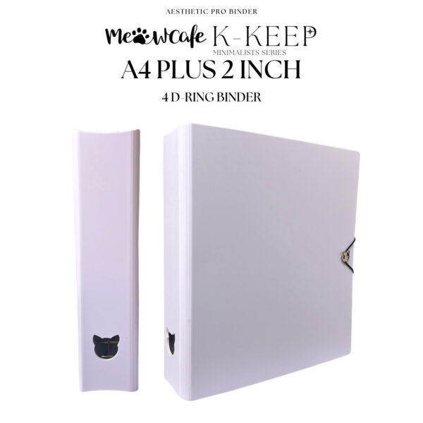 K-KEEP [A4 PLUS] Binder - [2 inch] - [Minimalist Series] - With 2 Backer Boards - The Most Comprehensive A4 Binder Specially Designed for Kpop Collector - Minimal Purple kaeguli kpop shop albums and merchandise
