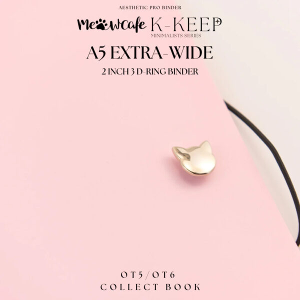 K-KEEP [A5 Extra-Wide] Binder [V2]- [2 inch] - [Minimalist Series] OT5/OT6" Collector Binder 6 Pocket Binder - Minimalist Series - Thicker and Tasty - Minimal Purple icy pink icy bue minimalice grean kaeguli kpop shop albums and merchandise
