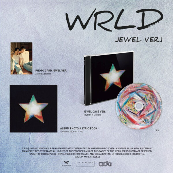 The Rose - [WRLD] (Jewel Ver.) (Ver 1) kaeguli kpop shop albums and merchandise
