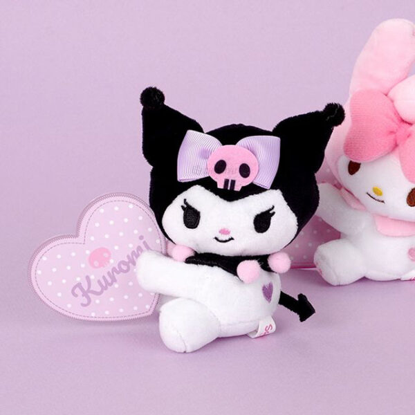 Sanrio - Kuromi Heart Plush Doll - 11 inch kaeguli kpop shop albums and merchandise