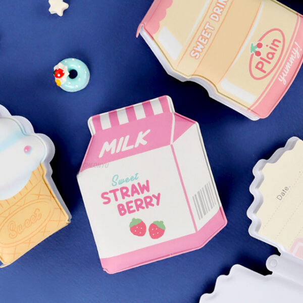 Squishy Mini Diary - French Fries (yougurt drink) (ice cream) (strawberry milk) kaeguli kpop shop albums and merchandise