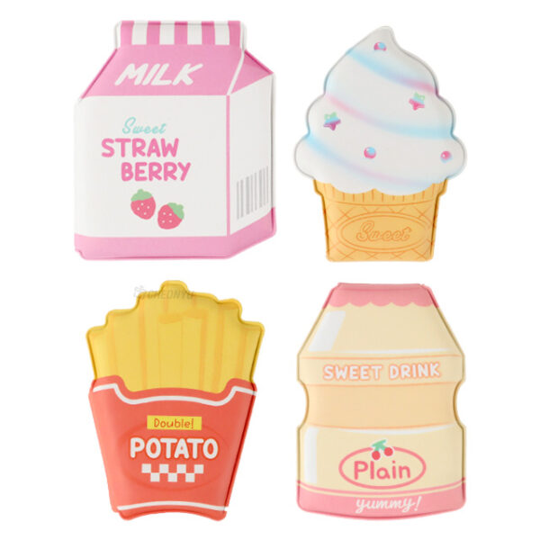 Squishy Mini Diary - French Fries (yougurt drink) (ice cream) (strawberry milk) kaeguli kpop shop albums and merchandise
