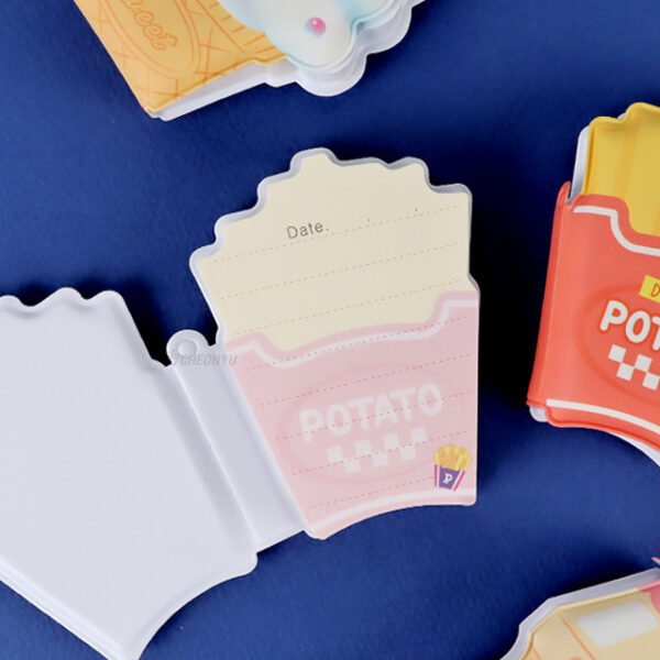 Squishy Mini Diary - French Fries (yougurt drink) (ice cream) (strawberry milk) kaeguli kpop shop albums and merchandise