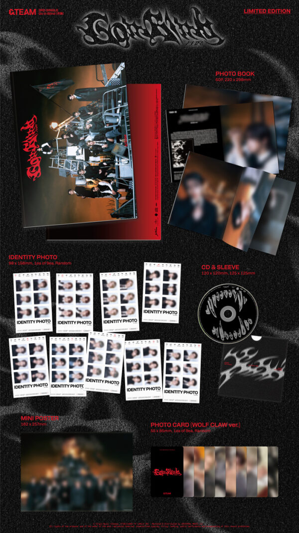 &TEAM - 3rd Single Album [Go in Blind] (LIMITED EDITION) kaeguli kpop shop albums and merchandise