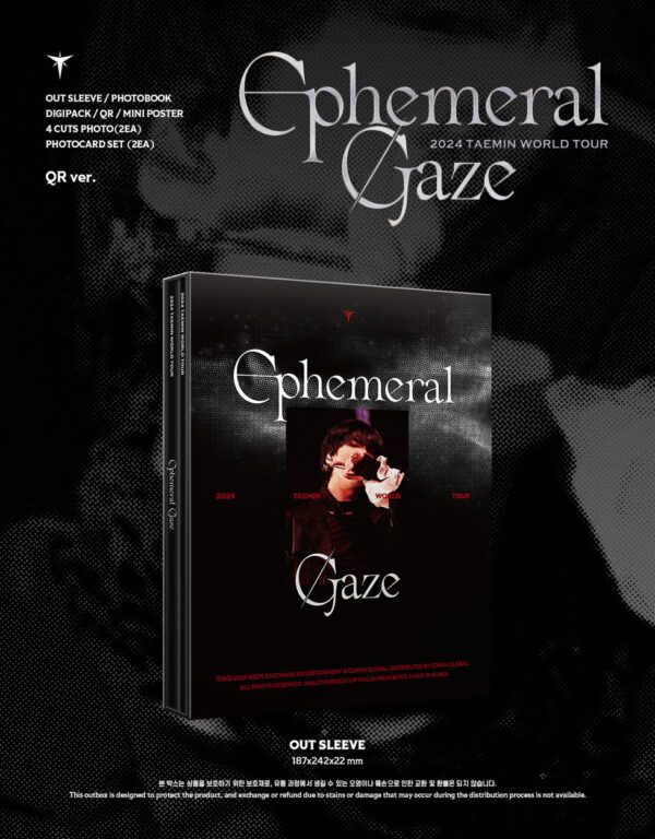 TAEMIN WORLD TOUR [Ephemeral Gaze] IN INCHEON QR kaeguli kpop shop albums and merchandise