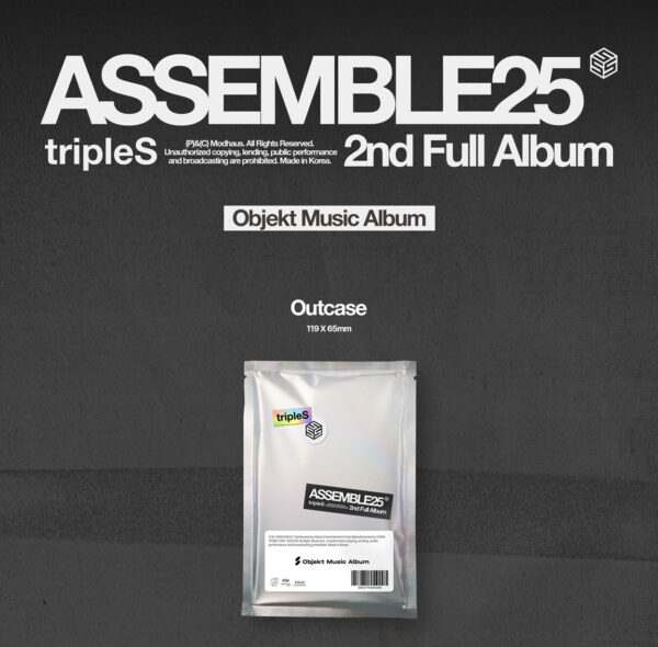 tripleS - 2nd Full Album [ASSEMBLE25] (Objekt Music Album) kaeguli kpop albums and merchandise