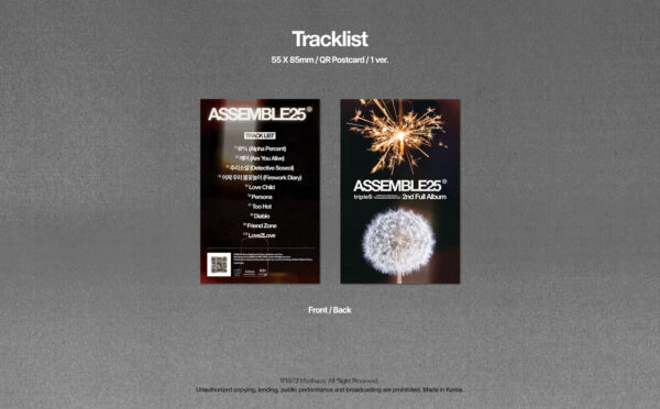 tripleS - 2nd Full Album [ASSEMBLE25] (Objekt Music Album) kaeguli kpop albums and merchandise
