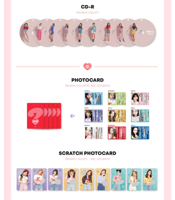 TWICE - WHAT IS LOVE? (5TH MINI ALBUM) (B Version) (a ver.) kaeguli kpop shop albums and merchandise