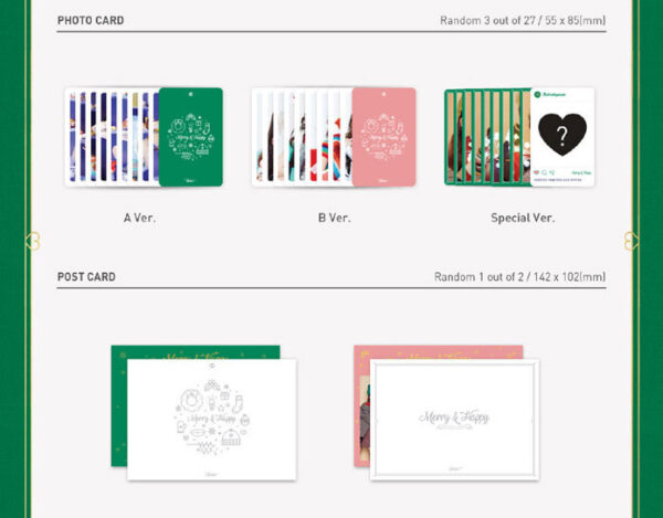 TWICE - Repackage Album Vol.1 [Merry & Happy] (Happy Ver.) (merry ver.) kaeguli kpop shop albums and merchandise