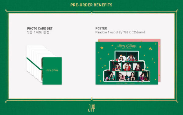 TWICE - Repackage Album Vol.1 [Merry & Happy] (Happy Ver.) (merry ver.) kaeguli kpop shop albums and merchandise