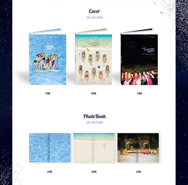 TWICE - 2nd Special Album [Summer Nights] (B Version) (a ver.) (c ver.) kaeguli kpop shop albums and merchandise