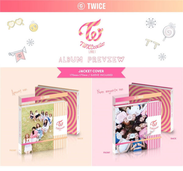 TWICE - 3RD MINI ALBUM [TWICEcoaster : LANE 1] (MAGENTA) (apricot) kaeguli kpop shop albums and merchandise