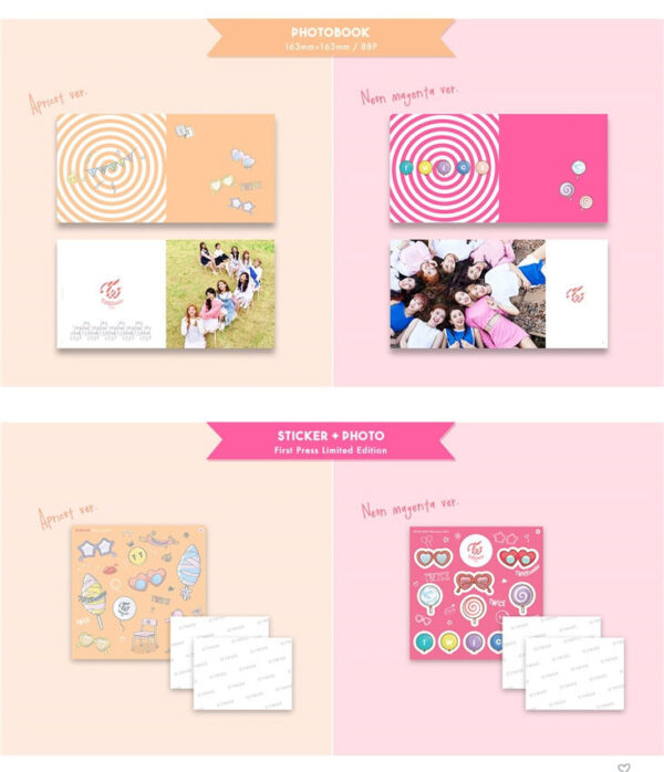 TWICE - 3RD MINI ALBUM [TWICEcoaster : LANE 1] (MAGENTA) (apricot) kaeguli kpop shop albums and merchandise