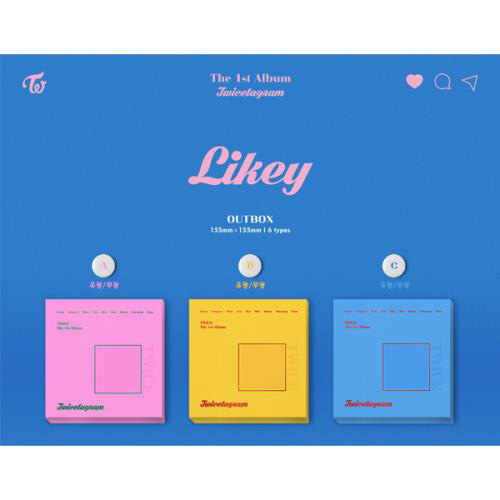 TWICE - VOL.1 [TWICETAGRAM] (PINK) (blue) (yellow) kaeguli kpop shop albums and merchandise