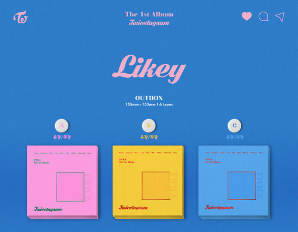 TWICE - VOL.1 [TWICETAGRAM] (PINK) (blue) (yellow) kaeguli kpop shop albums and merchandise
