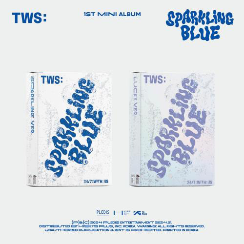 TWS - 1ST MINI ALBUM [Sparkling Blue] (SPARKLING) (lucky) kaeguli kpop shop albums and merchandise
