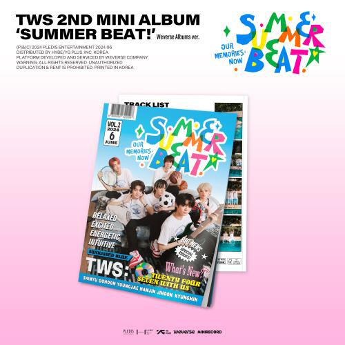 TWS - 2ND MINI ALBUM [SUMMER BEAT!] (Weverse Ver.) kaeguli kpop shop albums and merchandise