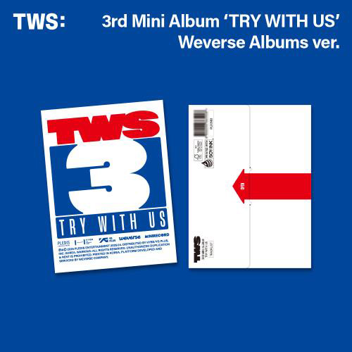 TWS - 3rd mini album ‘TRY WITH US’ (Weverse Albums ver.) kaeguli kpop shop albums and merchandise