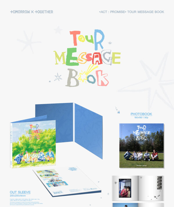 TOMORROW X TOGETHER TOUR MESSAGE BOOK kaeguli kpop albums and merchandise
